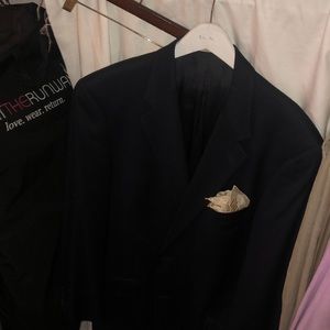 Men’s Navy two-buttoned Blazer